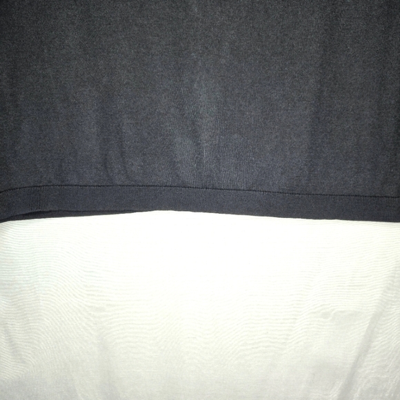 Talbots split sleeve sweater.  Black/cream.  Size 2X - Picture 4 of 10